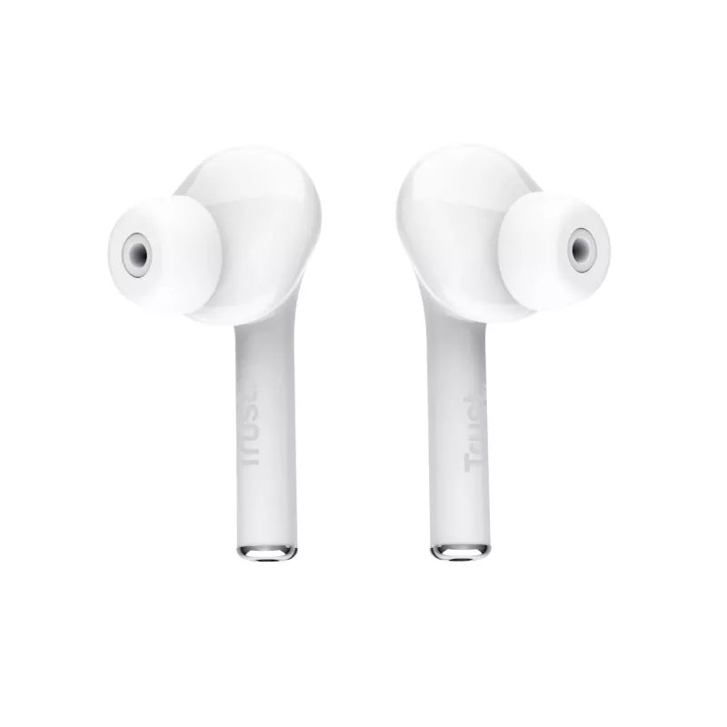 Headset Trust Nika True Wireless Stereo (TWS) intra-auricular chamadas/música branco