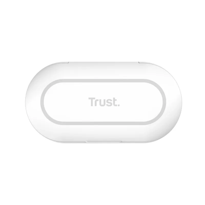 Headset Trust Nika True Wireless Stereo (TWS) intra-auricular chamadas/música branco