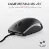 Teclado e rato Trust Primo universal USB AZERTY belga preto