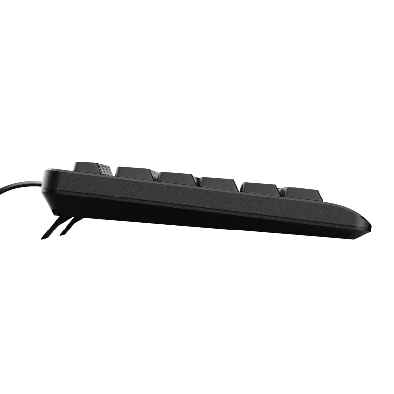 Teclado Trust Primo universal USB AZERTY belga preto