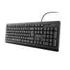 Teclado Trust Primo universal USB AZERTY belga preto