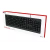 Teclado Trust Primo universal USB AZERTY belga preto