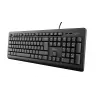 Teclado e rato Trust Primo escritório USB QWERTY alemão preto