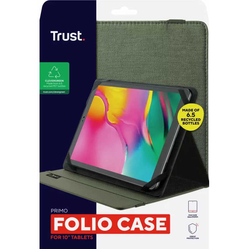 Capa tipo folio Trust Primo 25,4 cm (10