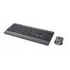 Conjunto de teclado e rato Trust TKM-450 Comfort Wireless, tamanho completo (100%), sem fios, RF sem fios, QWERTY, preto, rato incluído