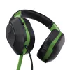 Headset Trust GXT 415X ZIROX com fios arco de cabeça gaming preto, verde