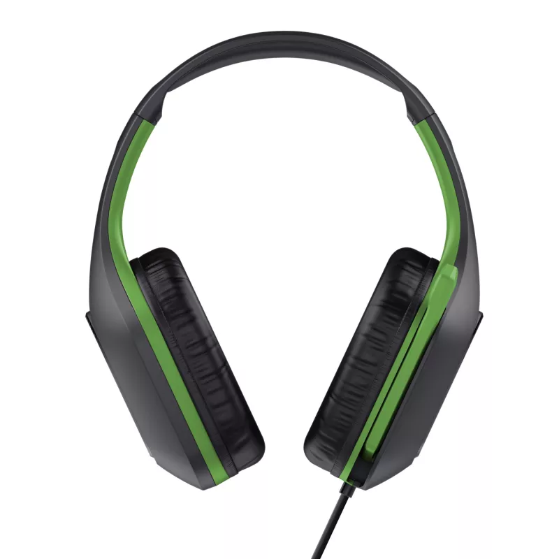 Headset Trust GXT 415X ZIROX com fios arco de cabeça gaming preto, verde