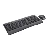 Teclado e rato Trust Trezo escritório RF sem fios AZERTY belga preto