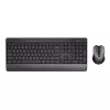 Teclado e rato Trust Trezo escritório RF sem fios AZERTY belga preto