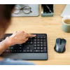 Teclado e rato Trust Trezo escritório RF sem fios AZERTY belga preto
