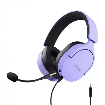 Trust GXT 489P FAYZO Headset com fios arco de cabeça Gaming preto, roxo