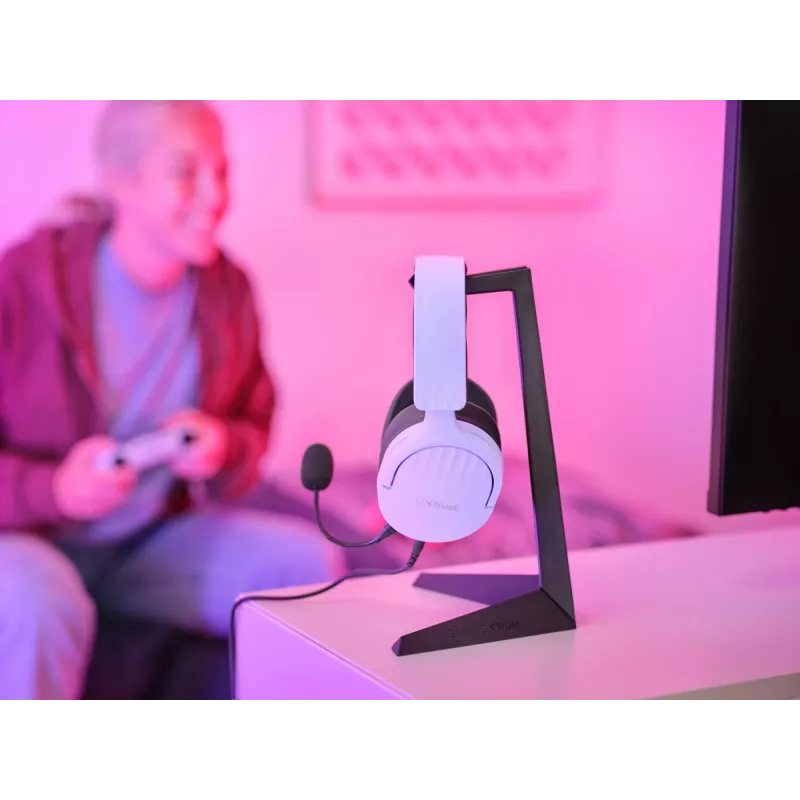 Trust GXT 489P FAYZO Headset com fios arco de cabeça Gaming preto, roxo