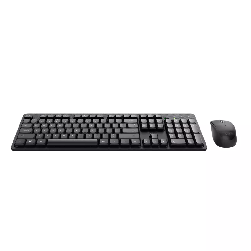 Trust Ody II Teclado rato incluído Escritório RF Wireless AZERTY Belga preto