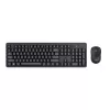 Trust Ody II Teclado rato incluído Escritório RF Wireless AZERTY Belga preto