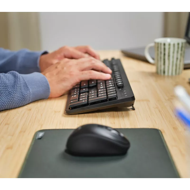 Trust Ody II Teclado rato incluído Escritório RF Wireless AZERTY Belga preto