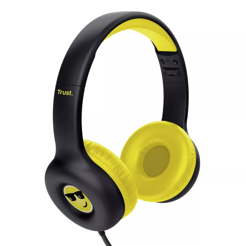 Trust Nouna Headset com fios arco de cabeça Chamadas/Música preto, amarelo