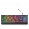 Trust GXT 792 Quadrox Teclado rato incluído Gaming USB QWERTY Belga preto