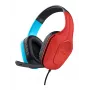 Trust GXT 416S Zirox Headset com fios arco de cabeça Gaming preto, ciano, vermelho