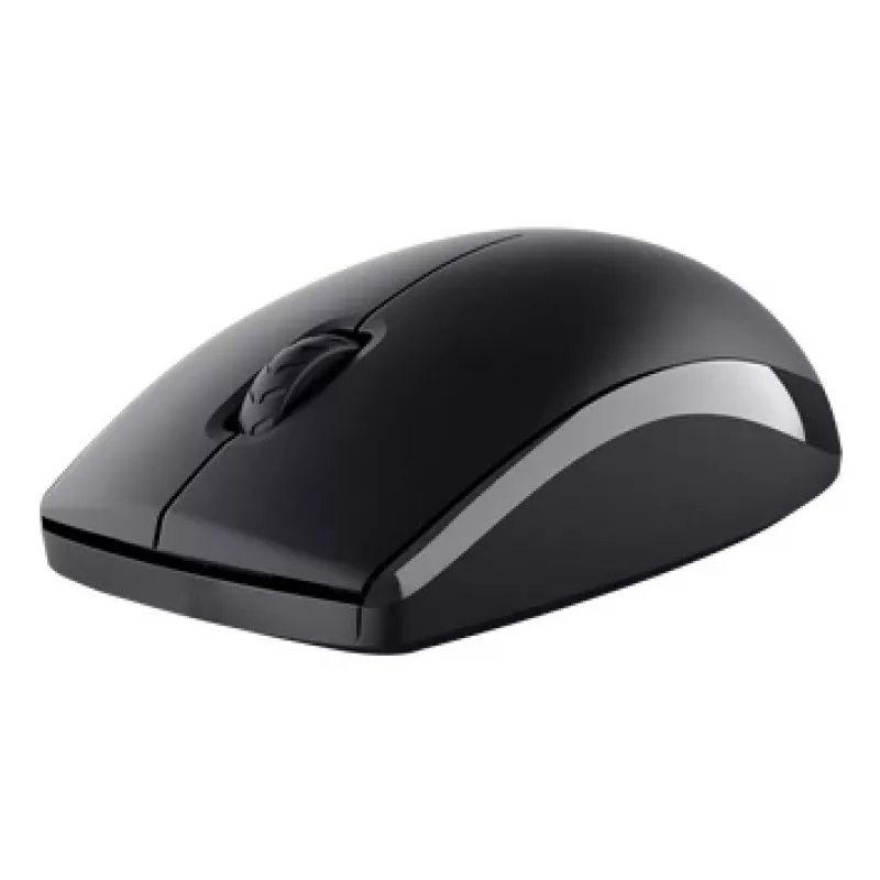 Conjunto de teclado e rato sem fios TRUST Primo – teclado de membrana QWERTY de tamanho completo, RF Wireless, preto, rato incluído