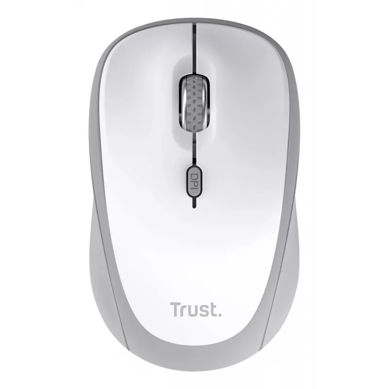 Trust Yvi+ Rato Universal Ambidestro RF Wireless + Bluetooth Ótico 1600 DPI
