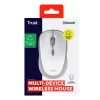 Trust Yvi+ Rato Universal Ambidestro RF Wireless + Bluetooth Ótico 1600 DPI