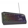 Trust GXT 836 Evocx Teclado Gaming USB AZERTY Belga preto