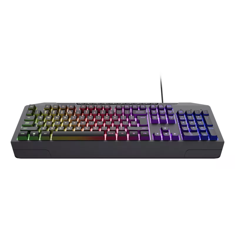 Trust GXT 836 Evocx Teclado Gaming USB AZERTY Belga preto