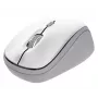 Rato ótico sem fios TRUST Yvi+ — Ambidestro, RF Wireless, 1600 DPI, 4 botões, branco