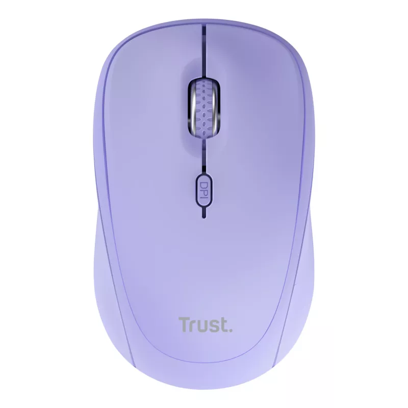 Trust Yvi+ Rato Universal Ambidestro RF Wireless + Bluetooth Ótico 1600 DPI