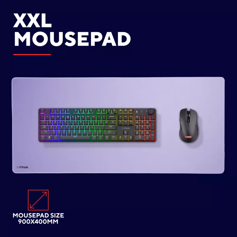 Trust GXT 759P Tapete de rato Gaming roxo