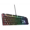 Trust GXT 871 Zora Teclado Gaming USB AZERTY Belga preto
