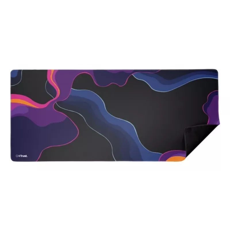 Trust GXT 759 XXL Tapete de rato Gaming preto, azul, rosa, violeta