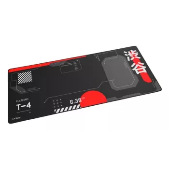 Tapete de rato Gaming TRUST GXT 759 XXL — 900×400 mm, PET, preto/vermelho