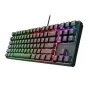 Trust GXT 864 Cada Teclado Gaming USB QWERTY Inglês preto