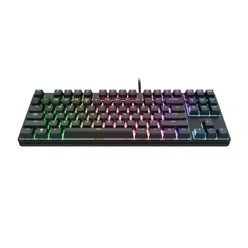 Trust GXT 864 Cada Teclado Gaming USB QWERTY Inglês preto