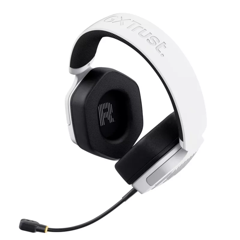 Trust GXT 493PS Carus Headset com fios e sem fios arco de cabeça Gaming Bluetooth branco