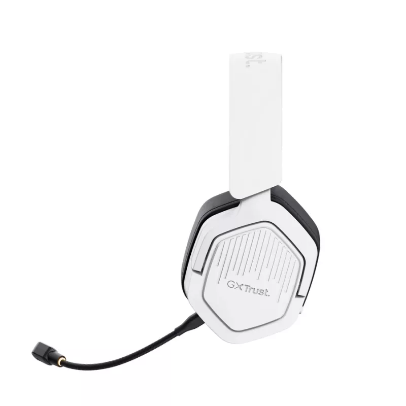 Trust GXT 493PS Carus Headset com fios e sem fios arco de cabeça Gaming Bluetooth branco