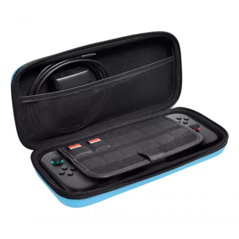Bolsa Trust GXT 1251B Capa rígida para Nintendo Switch 2 azul