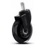Conjunto de rodas para cadeira Gaming TRUST 25804, 5 unid., preto, PP/PU, 225 g
