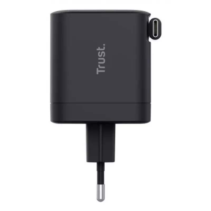Carregador TRUST Maxo 65W USB-C com cabo enrolável de 67 cm