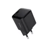 Carregador TRUST Maxo Ultra-pequeno 65W GaN USB-C preto com cabo de 2m