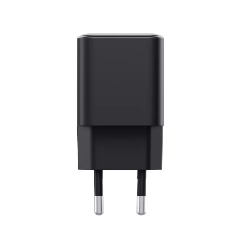 Carregador TRUST Maxo Ultra-pequeno 65W GaN USB-C preto com cabo de 2m