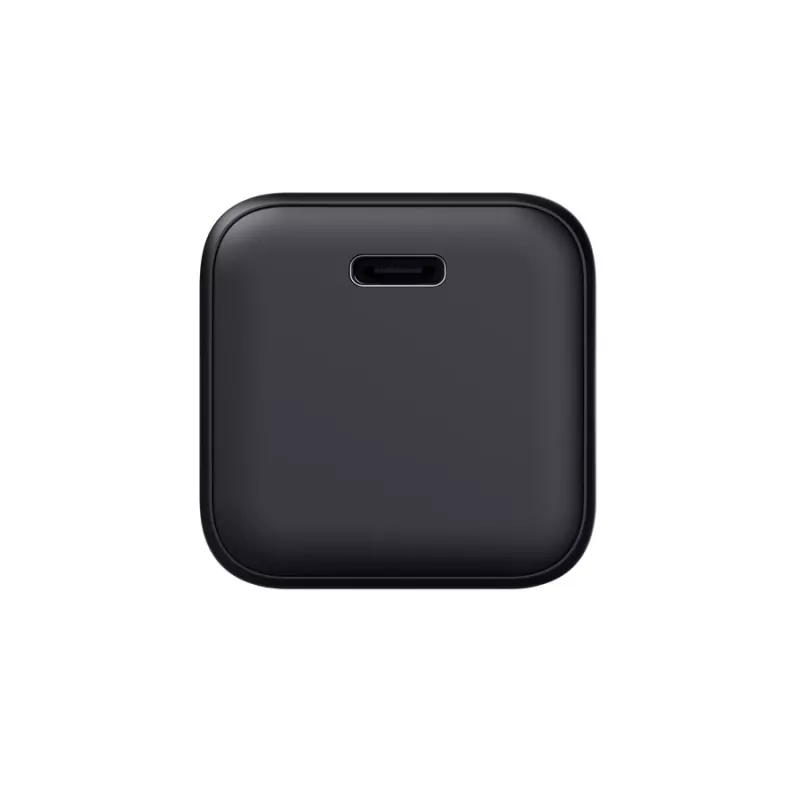Carregador TRUST Maxo Ultra-pequeno 65W GaN USB-C preto com cabo de 2m