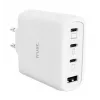 TRUST Maxo 65W Carregador rápido CA interior, 3x USB-C, máx. 20 V, cabo de 2 m, branco