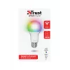 Lâmpada inteligente TRUST 71281 — Wi‑Fi, casquilho E27, branco, 60×60×108 mm