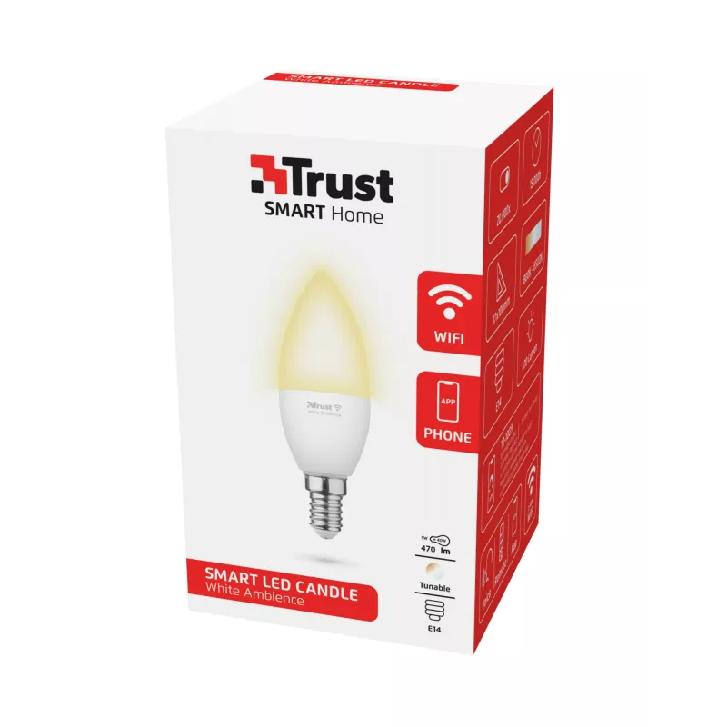 Trust 71284 Iluminação inteligente Lâmpada inteligente Wi-Fi