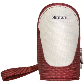 Bolsa para máquina fotográfica Canon 0032X709 para Canon LEGRIA HF R / FS — bege e vermelho