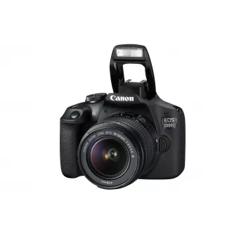 Canon EOS 2000D BK 18-55 IS + SB130 +16GB EU26 kit de máquina fotográfica DSLR 24,1 MP CMOS 6000 x 4000 píxeis preto