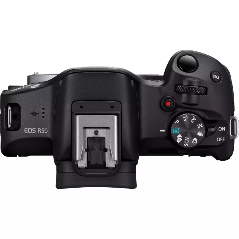 Canon EOS R50 kit de câmara mirrorless com objetivas RF-S 18-45mm e RF 75-300mm