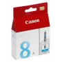 Cartucho de tinta Canon CLI-8 C com chip 1 unid. original ciano